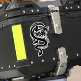 Tail of the Dragon Black Motorcycle Decal